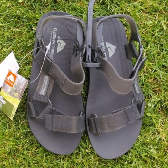 Men's Adventure Adjustable Ankle Strap Sandals Shoes - Picture 1 of 7